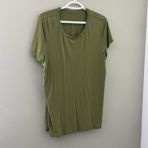 Lululemon Athletica Green Relaxed Short Sleeve Tee
